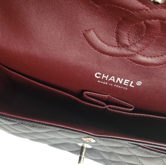 *Sold* Chanel Classic Medium Caviar Flap Bag - Picture 6 of 9